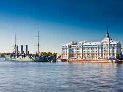 Russian Cruiser Aurora in St Petersburg