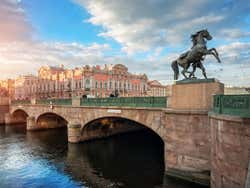 Anichkov Bridge in St Petersburg
