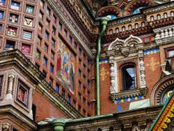 Details of the Church of the Saviour on Spilled Blood