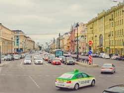 Taxis in St Petersburg